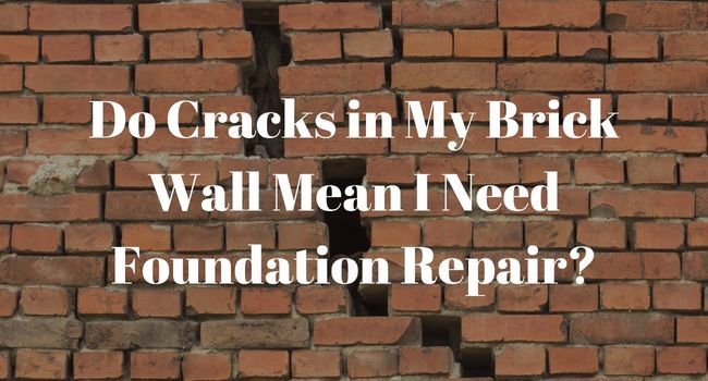 cracks in brick wall