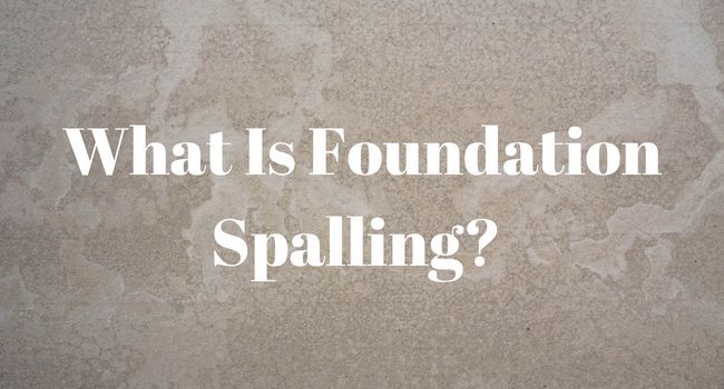 foundation spalling