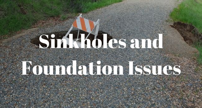 sinkholes