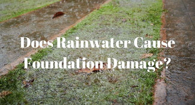 rain water and foundations