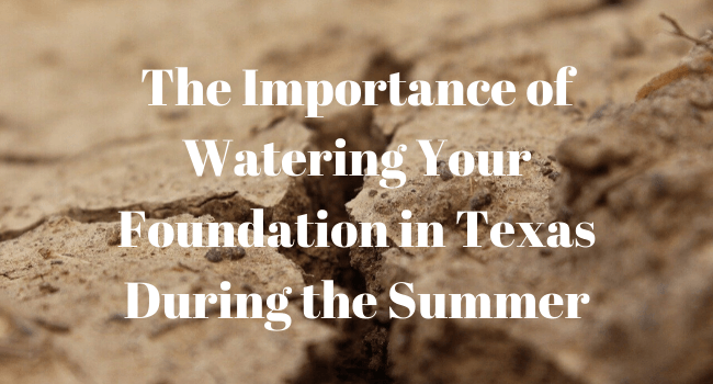 watering your texas foundation
