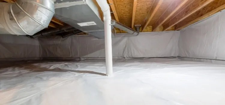 Encapsulated crawlspace.